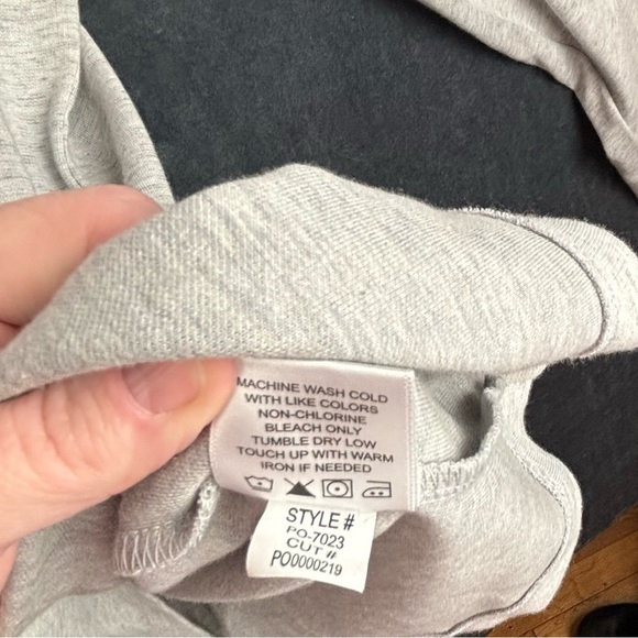 Mizzen+Main Men’s Light Gray Quarter Zip-Up Sweater Sz XXL - Picture 6 of 7